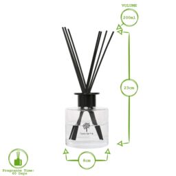 Nicola Spring 400g Soy Wax Scented Candle & Reed Diffuser Set - Vanilla Sands in Clear - thumbnail 9