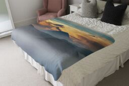 Benjamin Tate Design Bromo in morning time Designer Blanket Designer Blanket in Natural - Size: 120 cm x 150 cm - thumbnail 4