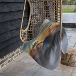 Benjamin Tate Design Bromo in morning time Designer Blanket Designer Blanket in Natural - Size: 120 cm x 150 cm - thumbnail 3