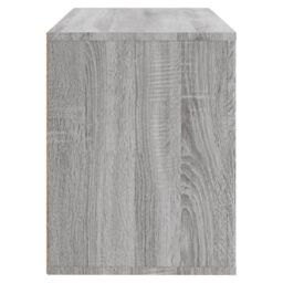 Berkfield Home Shoe Cabinet Grey Sonoma 80x35x45 cm Engineered Wood - Size: 80 x 35 x 45 cm - thumbnail 6