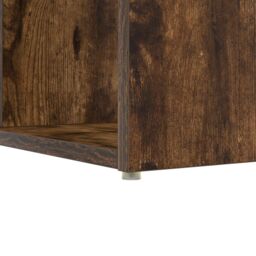 Berkfield Home Writing Desk Smoked oak Engineered wood Medium Writing Desk in Brown - thumbnail 8