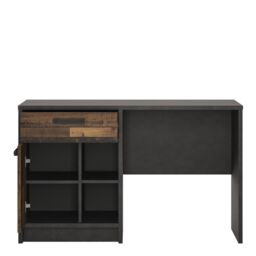 Furniture To Go Brooklyn Desk with 1 Door & 1 Drawer in Walnut - thumbnail 2