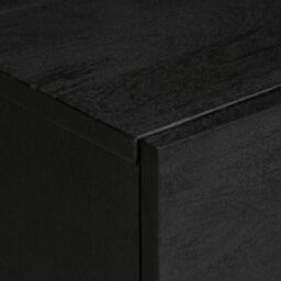Berkfield Home TV Cabinet Black 105x33x46 cm Engineered Wood - Size: 105 x 33 x 46 cm - thumbnail 6
