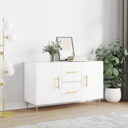 Berkfield Home Sideboard White 100x36x60 cm Engineered Wood - Size: 100 x 36 x 60 cm - thumbnail 1