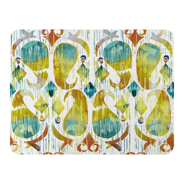 Benjamin Tate Design Ikat Vibrant Blanket in Natural - Size: 120 cm x 150 cm - image 1