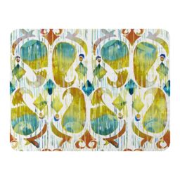Benjamin Tate Design Ikat Vibrant Blanket in Natural - Size: 120 cm x 150 cm - thumbnail 1