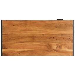 Berkfield Home Coffee Table 110x55x40 cm Solid Wood Acacia in Brown - Size: 110 x 55 x 40 cm - thumbnail 6