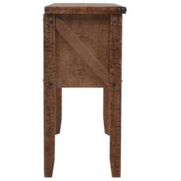 Berkfield Home Classic Console Table Solid Fir Wood 131x35.5x75 cm Brown