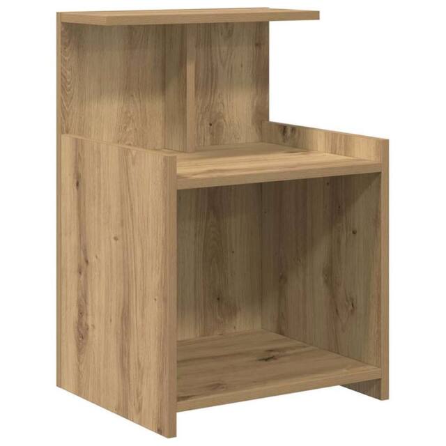 Berkfield Home Bedside Cabinet - Artisan Oak - 40 x 35 x 60 cm - Engineered Wood in Brown - image 1