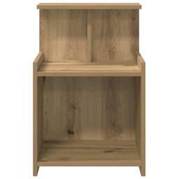 Berkfield Home Bedside Cabinet - Artisan Oak - 40 x 35 x 60 cm - Engineered Wood in Brown - thumbnail 5