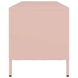 Berkfield Home TV Cabinet Pink 135x39x43.5 cm Cold-rolled Steel - thumbnail 6
