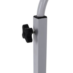 Living and Home Height Adjustable Mobile Table Overbed Desk with Wheels in White - thumbnail 6