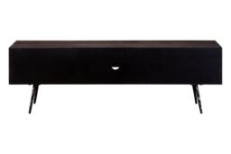 Orsina Contemporary Brown Wooden Media Unit, Solid Pine Wood TV Cabinet with Storage Drawers, Entertainment Unit - thumbnail 2