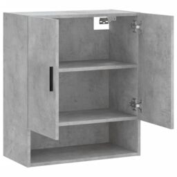 Berkfield Home Wall Cabinet Concrete Grey 60x31x70 cm Engineered Wood - Size: 60 x 31 x 70 cm - thumbnail 6