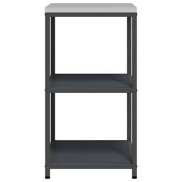 Berkfield Home Kitchen Storage Shelf with Storage Anthracite Steel - thumbnail 6