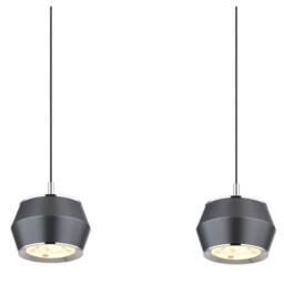 Netlighting Marthy Bar Pendant Ceiling Light Grey Matt 4x LED 3000K - thumbnail 3