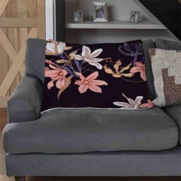 Benjamin Tate Design Blossoming Flowers Blanket in Natural - Size: 120 cm x 150 cm - thumbnail 2