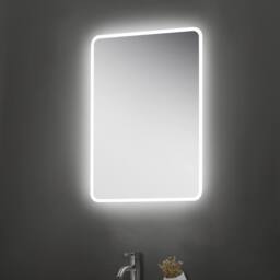 Bathroom Kingdom Angus Illuminated LED Mirror 700x500mm in Silver
