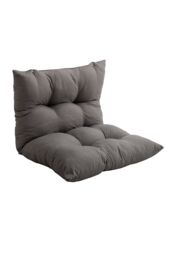 Living and Home 120x80cm Dark Grey Outdoor Bench Cushion Cotton Seat Pad for Garden Sofa & Patio Bench - Size: 120x80 cm - thumbnail 4