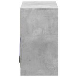 Berkfield Home Sideboard with LED Concrete Grey 72x34x61 cm Engineered Wood - Size: 72 x 34 x 61 cm - thumbnail 8
