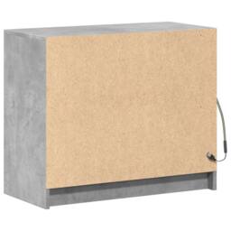 Berkfield Home Sideboard with LED Concrete Grey 72x34x61 cm Engineered Wood - Size: 72 x 34 x 61 cm - thumbnail 9