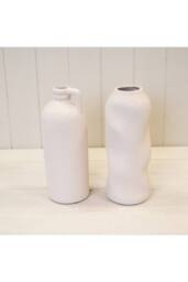 KDMD White Tall Textured Jug - thumbnail 2