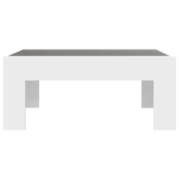 Berkfield Home Coffee Table with Infinity LED White 70x50x30 cm - Size: 70 x 50 x 30 cm - thumbnail 6