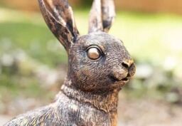 Marco Paul Bronze Rabbit Family Garden Resin Ornament Bunnies - thumbnail 4