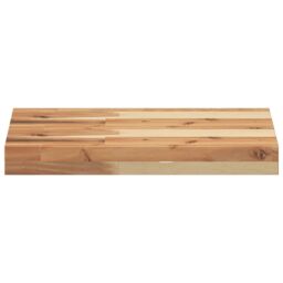 Berkfield Home Table Top 40x30x4 cm Rectangular Solid Wood Acacia in Brown - Size: 40 x 30 x 4 cm - thumbnail 4