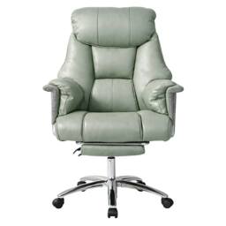 Levede Executive Office Chair Wide Spring Cushion Recliner Footrest in Green