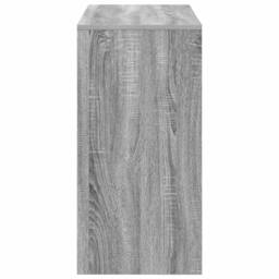 Berkfield Home Grey Writing Desk Grey Sonoma Engineered Wood Medium Storage - thumbnail 7