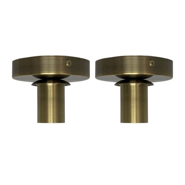 First Choice Lighting Set of 2 Cynthia - Antique Brass Ceiling Flush Lights for Shades in Bronze - image 1