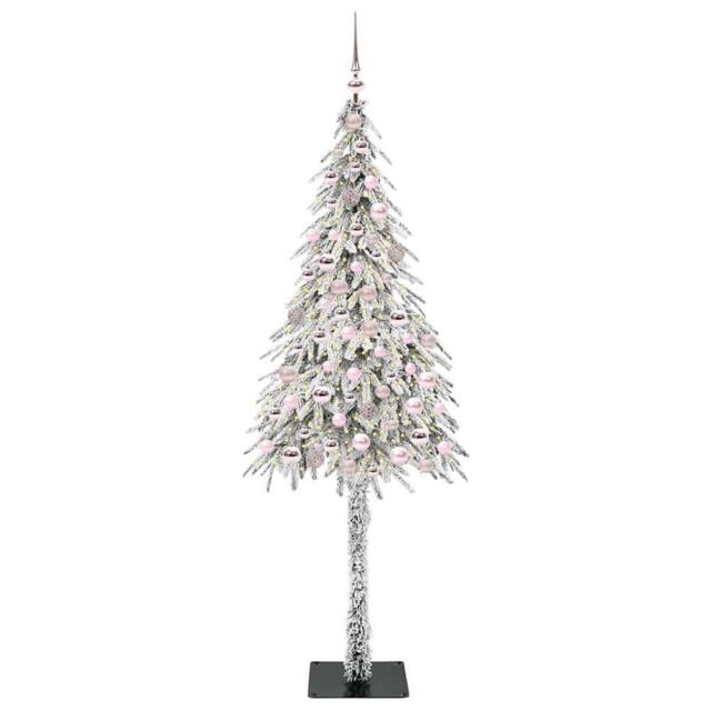 Berkfield Home Stunning Christmas Tree with 300 LEDs White 210 cm PE & Steel - image 1