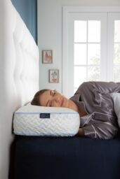 Snuggledown Single Bliss Cool Touch Memory Foam Deep Filled Side Sleeper Pillow in White - thumbnail 3