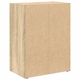Berkfield Home Durable Bookcase Sonoma Oak 40x24x52 cm Engineered Wood in Light Tan - Size: 40 x 24 x 52 cm - thumbnail 7