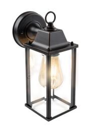 CGC Lighting CGC FREYA Bevelled Glass Antique Bronze Coach Lantern Wall Light Porch - thumbnail 5