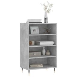 Berkfield Home Highboard Concrete Grey 57x35x90 cm Engineered Wood - Size: 57 x 35 x 90 cm - thumbnail 3