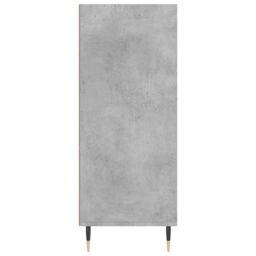 Berkfield Home Highboard Concrete Grey 57x35x90 cm Engineered Wood - Size: 57 x 35 x 90 cm - thumbnail 5