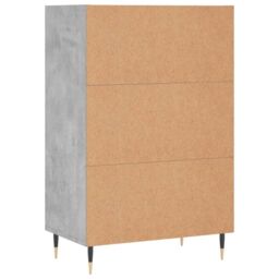 Berkfield Home Highboard Concrete Grey 57x35x90 cm Engineered Wood - Size: 57 x 35 x 90 cm - thumbnail 6