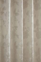 New Edge Blinds Meadows Lined Eyelet Jacquard Curtains in Cream - Size: 168 cm width x 183 cm drop - thumbnail 1