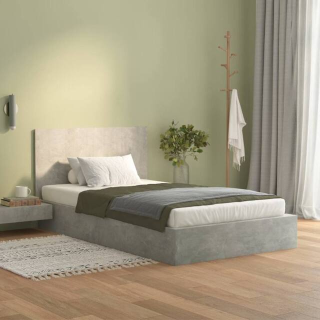 Berkfield Home Classic Bed Headboard Concrete Grey 120x1.5x80 cm Engineered Wood - image 1