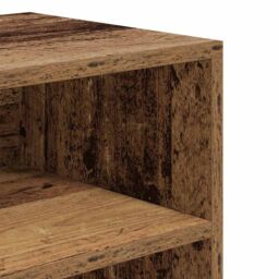 Berkfield Home Book Cabinet Old Wood 60x30x71.5 cm Engineered Wood in Brown - thumbnail 7