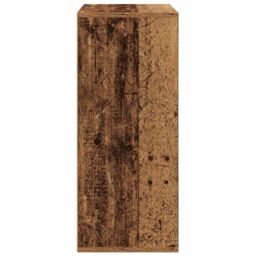 Berkfield Home Book Cabinet Old Wood 60x30x71.5 cm Engineered Wood in Brown - thumbnail 5