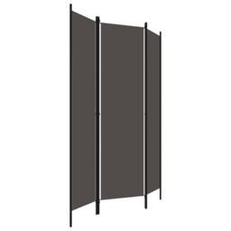 Berkfield Home 3-Panel Room Divider Anthracite 150x180 cm in Black - thumbnail 3