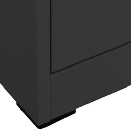 Berkfield Home Filing Cabinet Anthracite 46x62x72.5 cm Steel in Black - thumbnail 5
