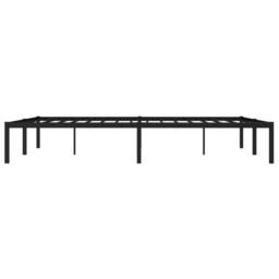 Berkfield Home Metal Bed Frame Black 160x200 cm - thumbnail 6