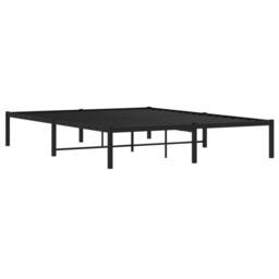 Berkfield Home Metal Bed Frame Black 160x200 cm - thumbnail 7