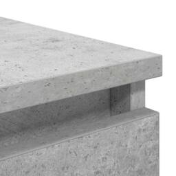 Berkfield Home Sideboard with Drawers Concrete Grey 37.5x35x99 cm Engineered Wood - thumbnail 9