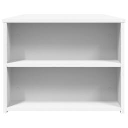 Berkfield Home Coffee Table White 102x55x42 cm Engineered Wood - Size: 102 x 55 x 42 cm - thumbnail 5