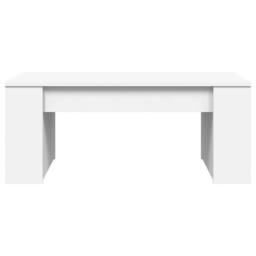 Berkfield Home Coffee Table White 102x55x42 cm Engineered Wood - Size: 102 x 55 x 42 cm - thumbnail 4